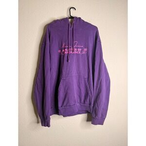 Noon Goons Purple Hoodie L Matter of Innocence Embroidered Streetwear Pullover